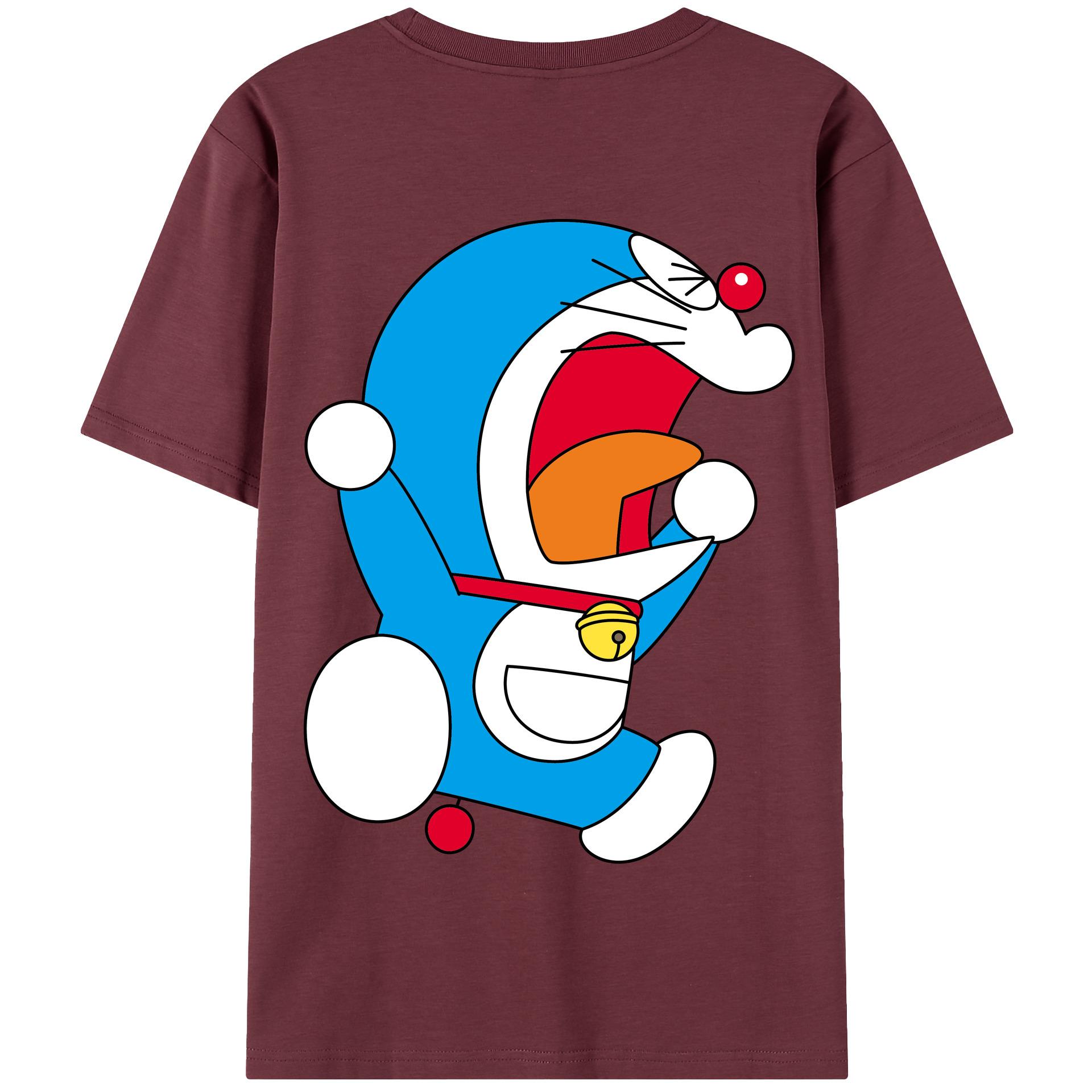 （画像用） ドラえもん Doraemon 綿100％半袖Tシャツ（背面プリント）